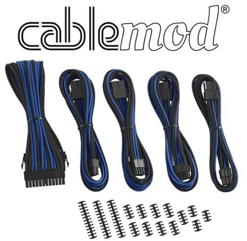 Cablemod  Classic ModMesh -Negro/AZUL