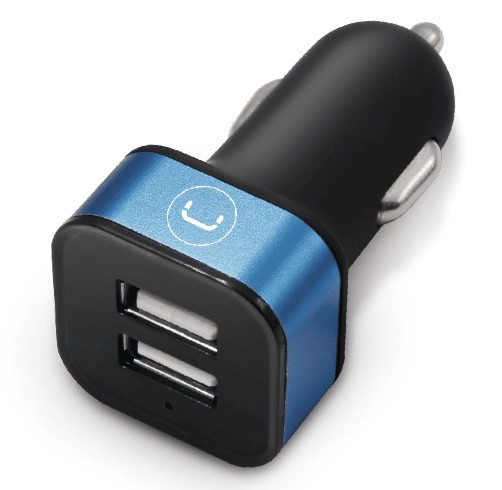 Cargador UNNO TEKNO para carro - 2 puertos USB Carga rapida 3.4A - PW5021BK