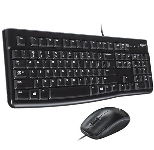 Teclado y mouse Logitech MK120 Ingles