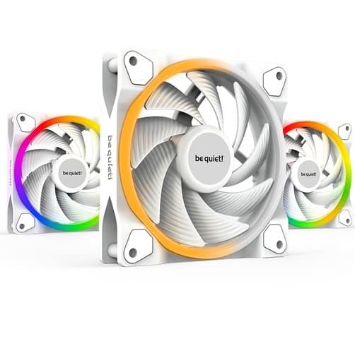 Be Quiet!  Light Wings RGB 120mm PWM - Blanco - (Pack de 3)
