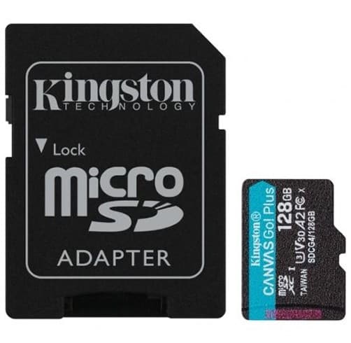 Micro SD Kingston Canvas Go Plus 128GB - SDCG4/128GB