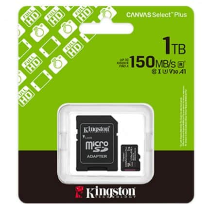 Micro SD Kingston Canvas Select Plus 1TB - SDCS3/1TB